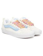 Vans Дамски кецове Knu Skool VN000D6ZZ5 - естествена кожа - бял/син