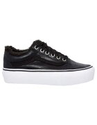 Vans Дамски кецове Платформа Old Skool Екологична кожа Черни