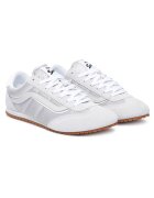 Vans Дамски кецове - Super Lowpro VN000D8 - сив/сребрист - естествена кожа