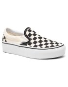 Vans Дамски кецове текстил - бял/черен