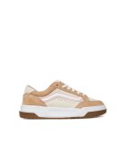 Vans Детски кецове - момичета - бежови - естествена кожа