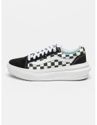 Vans Кецове Old Skool Overt с велур - Бял/Черен