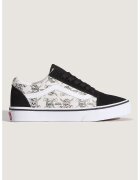 Vans Кецове Old Skool с принт - Черен/Светло бежово
