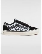 Vans Кецове с животински принт - Бял/Черен