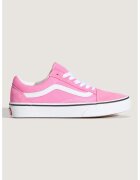 Vans Кожени маратонки Old Skool с текстил - Бял/Розово