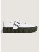Vans Пантофки Mary Jane Creeper от еко кожа - Бял/Тъмно