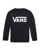 Vans Суитшърт с овално деколте с лого - Бял/Черен