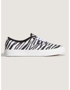 Vans Унисекс кецове Authentic с принт - Бял/Черен въглерод