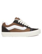 Vans Унисекс кецове Knu Skool VN000D22BW - естествена кожа - кафяво/черно