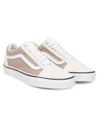 Vans Унисекс кецове Old Skool - естествена кожа - бели