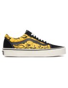 Vans Унисекс кецове Old Skool - естествена кожа - черно/жълто