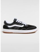 Vans Унисекс кецове от велур и кожа - Бял/Черен
