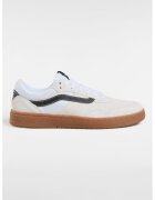 Vans Унисекс кецове от велур с лого - Бял/Черен/Крем