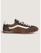 Vans Унисекс спортни обувки Super Lowpro с велур - Бял/Кафяв