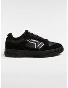 Vans Унисекс спортни обувки Upland от кожа и велур - Черен/Бял