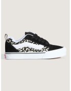 Vans Велурени кецове Knu Skool с принт - Златист/Черен