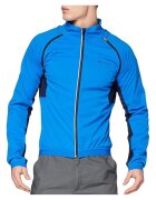 Vaude Мъжко яке Brocon Zo Softshell за колоездене - свалящи се ръкави - синьо - полиестер