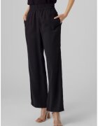 Vero Moda Дамски панталон - 303612733 - Вискоза - Черен