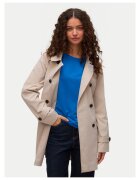 Vero Moda Дамски тренчкот с копчета Бежов