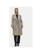 Vero Moda Дамско палто - 304520310 - Рециклиран полиестер/Полиестер - Бежово