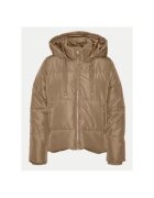 Vero Moda Дамско яке - 304509612 - Рециклиран полиестер/Полиестер - - Кафяв