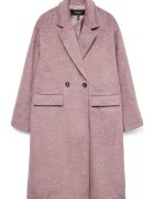 Vero Moda Двуредно палто Прашно розово