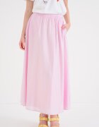 Vero Moda Ефирна пола Bliss с еластична талия Бледо розово