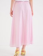 Vero Moda Ефирна пола Bliss с еластична талия Бледо розово