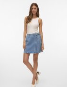 Vero Moda Къса пола от деним Син