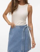 Vero Moda Къса пола от деним Син
