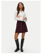 Vero Moda Мини пола памук закопчаване с копчета