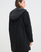 Vero Moda Палто с отделяща се качулка Черен