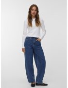 Vero Moda Разкроени дънки с миди талия