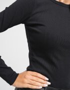 Vero Moda Слим блуза Chloe с органичен памук Черен