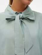 Vero Moda Свободна риза Lexie с панделка Бледозелен
