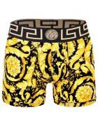 Versace Боксерки с барокови мотиви - Черен/Жълт