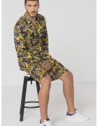 Versace Jeans Couture Бермуди с принт - Черен/Жълт