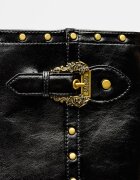 Versace Jeans Couture Ботуши с остър връх и цип Черен