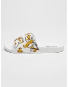 Versace Jeans Couture Чехли с принт - Черен/Бял/Синапено жълто