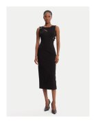 Versace Jeans Couture Дамска ежедневна рокля черна