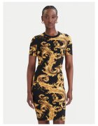 Versace Jeans Couture Дамска ежедневна рокля - Черна - Памук