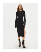 Versace Jeans Couture Дамска плетена рокля черна