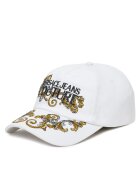 Versace Jeans Couture Дамска шапка - бяла - модел с козирка