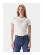 Versace Jeans Couture Дамска тениска бяла - памук
