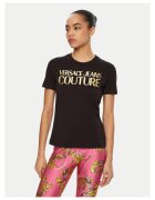 Versace Jeans Couture Дамска тениска черна - златна