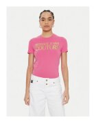 Versace Jeans Couture Дамска тениска розова - памук