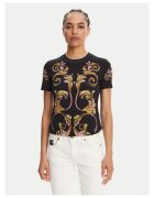 Versace Jeans Couture Дамска тениска - златиста - черна
