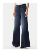 Versace Jeans Couture Дамски дънки с висока талия - тъмносини