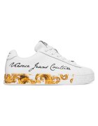Versace Jeans Couture Дамски кецове - кожа - бели