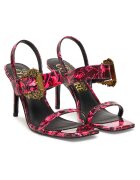 Versace Jeans Couture Дамски сандали - Бордо - екологична кожа